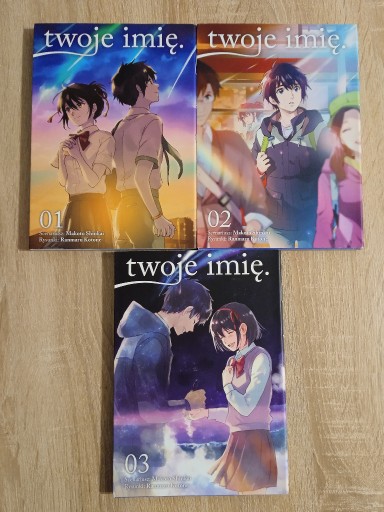 Zdjęcie oferty: Manga Twoje imię - tomy 1-3 (komplet)