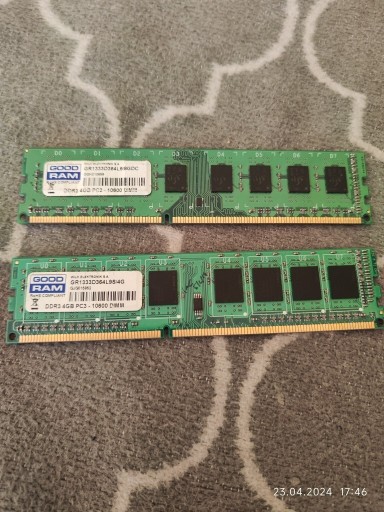 Zdjęcie oferty: Pamięć RAM DDR3 4GB PC3-10600DIMM