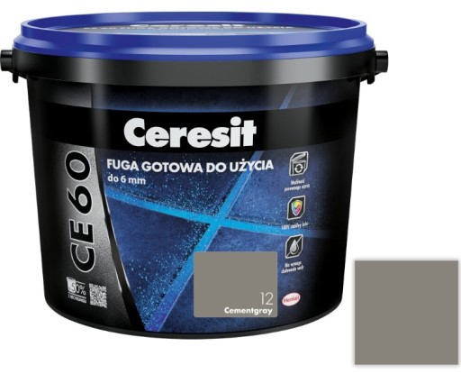 Zdjęcie oferty: Fuga polimerowa Ceresit CE60 cementgray 2kg