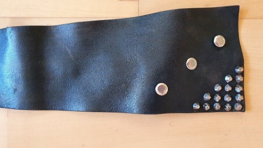 Zdjęcie oferty: PAS SKÓRA HANDMADE ćwieki GOTH METAL HARLEY UNIKAT