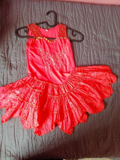 Zdjęcie oferty: Sukienka koralowa na balet, tańce roz. 122, 5-7lat