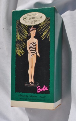 Zdjęcie oferty: bombka choinkę keepsake BARBIE BRUNETTE DBUT 1959