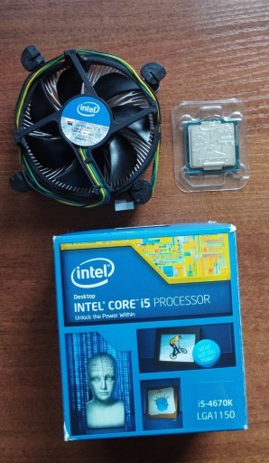 Zdjęcie oferty: Procesor Intel i5-4670K 3.40GHz 6MB + chłodzenie