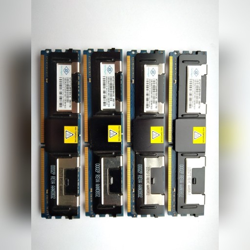 Zdjęcie oferty: DELL PAMIĘĆ RAM 4 X1GB, DDR2 1GB 667MHZ, PC2-5300F