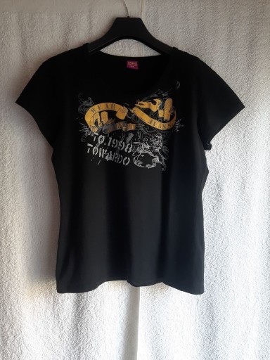 Zdjęcie oferty:  T-shirt z nadrukiem, bawełna, Towardo, r. M/L