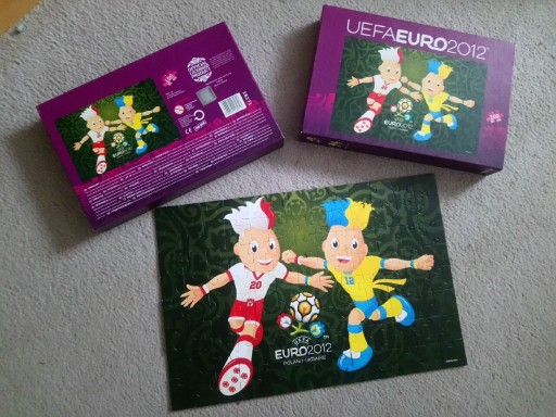 Zdjęcie oferty: Euro 2012 licencjonowane puzzle 