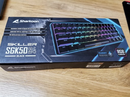 Zdjęcie oferty: Klawiatura mechaniczna Sharkoon Skiller SGK50 S4