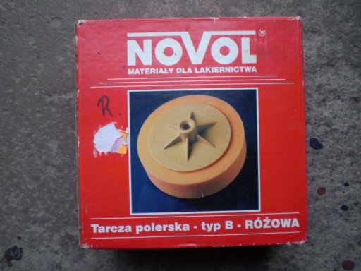 Zdjęcie oferty: Tarcza polerska Novol, różowa (średnia).