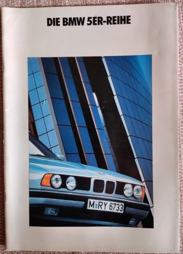 Zdjęcie oferty: Folder reklamowy, prospekt BMW seria 5