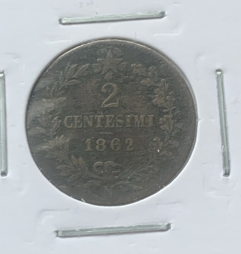 Zdjęcie oferty: Włochy 2 centesimi, 1862