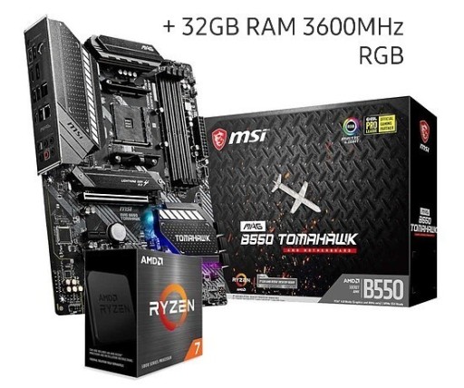 Zdjęcie oferty: Zestaw modernizacji komputera Ryzen 7 32GB RAM RGB