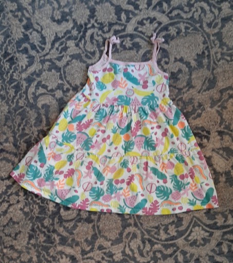 Zdjęcie oferty: Kolorowa sukienka na ramiączkach r.122, 5.10.15