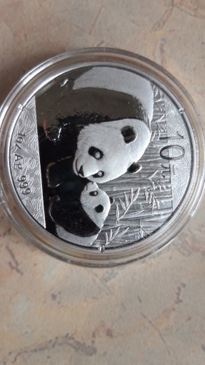 Zdjęcie oferty: Srebrna Moneta Chińska Panda 2011, 1 uncja