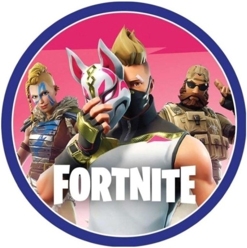 Zdjęcie oferty: OPŁATEK NA TORT FORTNITE GRA POSTAĆ TEKST URODZINY