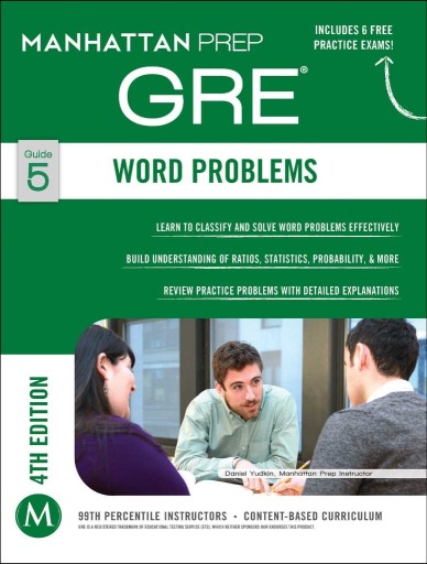 Zdjęcie oferty: Ang Testy GRE Manhattan Prep Guide 5 Word Problem