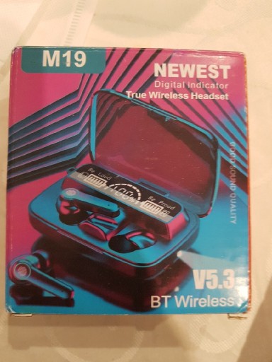 Zdjęcie oferty: M19 Słuchawki Bluetooth bezprzewodowe douszne