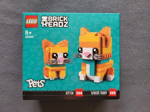 Zdjęcie oferty: LEGO BrickHeadz 40480 Pręgowany rudy kot nowy 