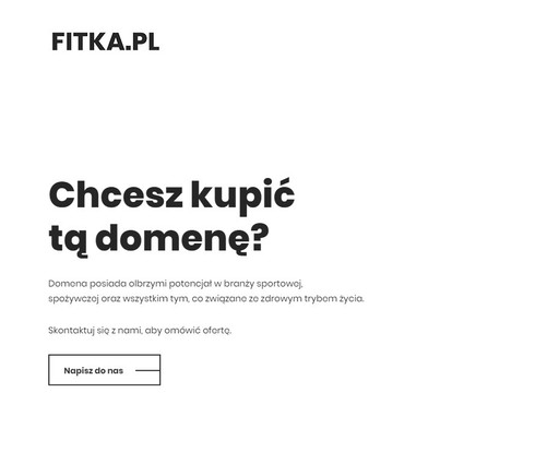 Zdjęcie oferty: Domena internetowa www | Fitka.pl 