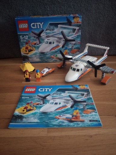 Zdjęcie oferty: Lego City 60164 Sea Rescue Plane kompletny