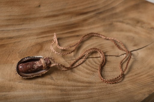 Zdjęcie oferty: Naszyjnik z jaspisem i muszlą - Handmade