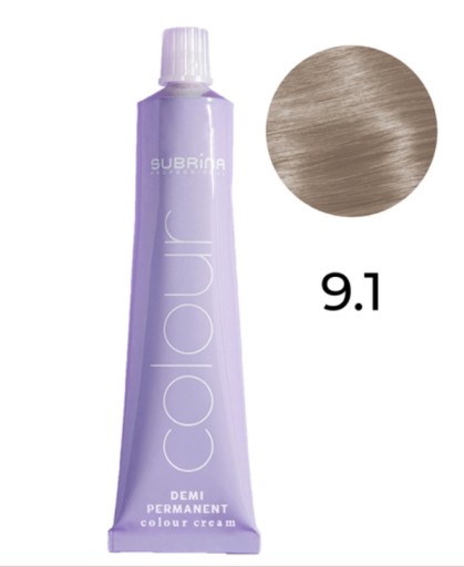 Zdjęcie oferty: Farba Subrina Demi Permanent Colour 9.1 popielaty bardzo jasny blond 60 ml