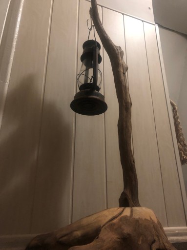 Zdjęcie oferty: Lampa drewniana ozdobna ręcznie robiona
