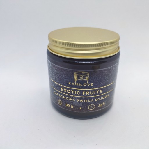 Zdjęcie oferty: Świeca Sojowa zapachowa - EXOTIC FRUITS 90g