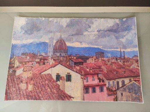 Zdjęcie oferty: Obraz na płótnie - Dachy nowy (33)