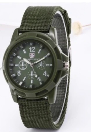 Zdjęcie oferty: Męski zegarek wojskowy styl z nylonowym paskiem Kw