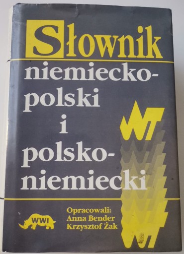 Zdjęcie oferty: Bender Słownik niemiecko polski