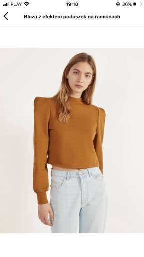 Zdjęcie oferty: Nowa bluza bershka M, z metkami, bezowa brązowa 