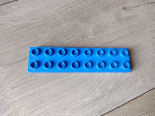 Zdjęcie oferty: LEGO Duplo niebieski długi płaski klocek