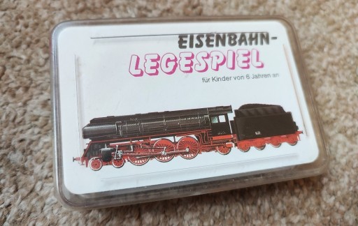 Zdjęcie oferty: DDR Karty do gry - kolejkowe - Eisenbahn Legespiel