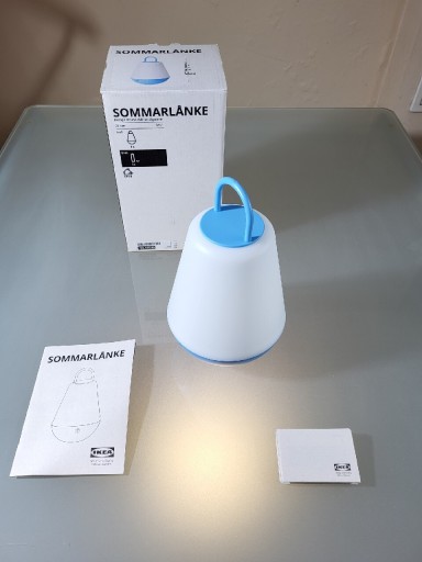 Zdjęcie oferty: IKEA Sommarlanke Przenośna Lampa Stołowa LED 21 cm