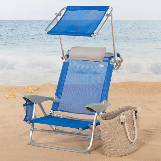 Zdjęcie oferty: AKTIVE Krzesło składane leżak z daszkiem