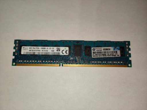 Zdjęcie oferty: SK Hynix 4GB 1Rx4 PC3L 10600R 9-12-C2 pamięć HP