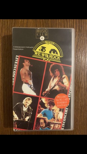 Zdjęcie oferty: QUEEN Koncert LIVE VHS