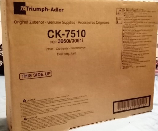 Zdjęcie oferty: Toner TRIUMPH ADLER CK7510 oryginalny nowy czarny