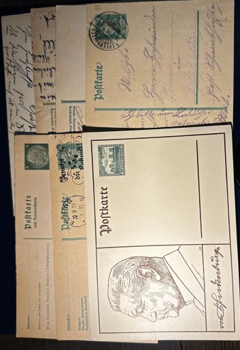 Zdjęcie oferty: Całostki zestaw kartka pocztowa ze znaczkiem