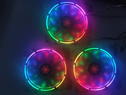 Zdjęcie oferty: Wentylatory komputerowe Krux Rainbow
