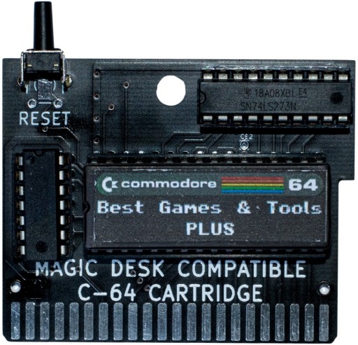 Zdjęcie oferty: Kartridż Best Games & Tools for Commodore 64 PLUS
