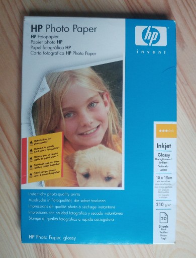 Zdjęcie oferty: HP Photo Paper papier Inkjet Glossy 10x15 210 3op