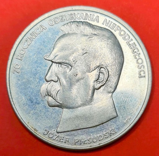 Zdjęcie oferty: Józef Piłsudski 50 000 złotych 1988 Znak Menniczy3