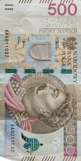 Zdjęcie oferty: Banknot 500 zł serii AA