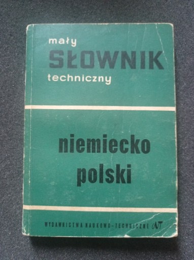 Zdjęcie oferty: Mały słownik techniczny niemiecko-polski