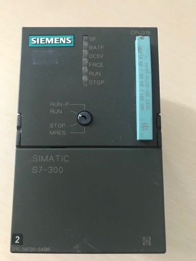 Zdjęcie oferty: Sterownik SIEMENS SIMATIC S7 6ES7 315-1AF00-0AB0