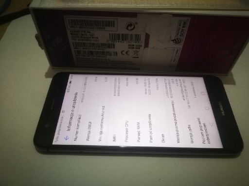 Zdjęcie oferty: Nr.26 Huawei P10 Lite czarny , komplet , Warszawa 