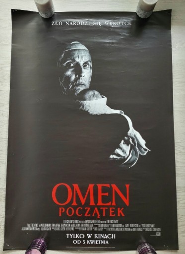 Zdjęcie oferty: Plakat kinowy z filmu Omen Początek horror