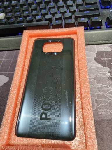 Zdjęcie oferty: Klapka tylna baterii Xiaomi POCO X3 NFC szara
