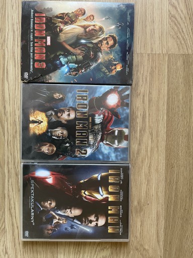 Zdjęcie oferty: Iron Man DVD trylogia